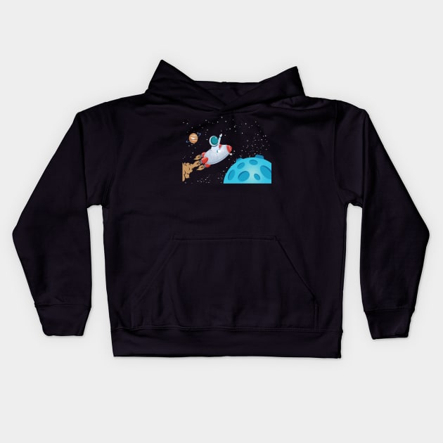 Launch America Kids Hoodie by DZCHIBA